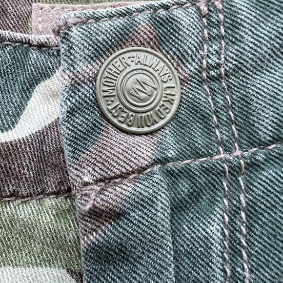 MOTHER The Misfit Side-Stripe Camo Pants - Picture 3 of 7